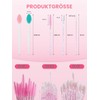 Pack of 302 Disposable Eyelash Brushes, Eyelash Brushes for Eyelash