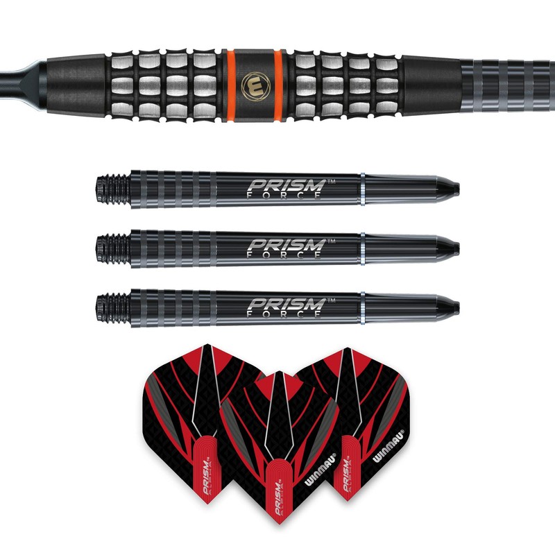 WINMAU Sicario Tungsten Softip Darts 20g with Prism Flights and