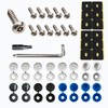 Anti Theft Number Plate Screws Fitting Kit, M5 Stainless Steel
