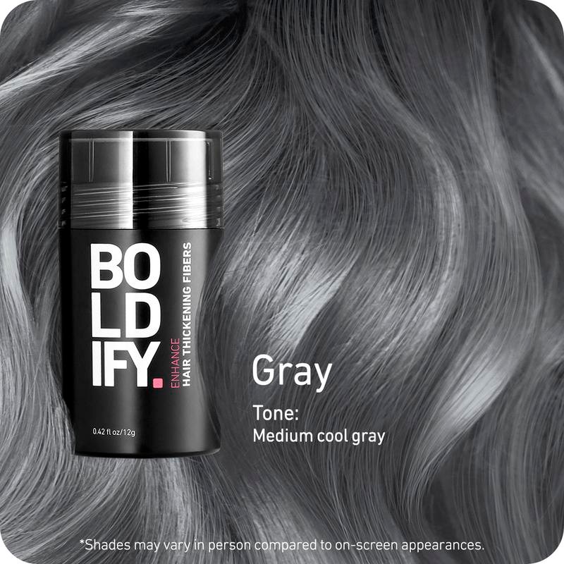 Hair Thickening Fibers:_Gray_12 g