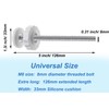 4Pcs Universal Baby Gate Threaded Spindle Rod, M8 (8mm) Replacement