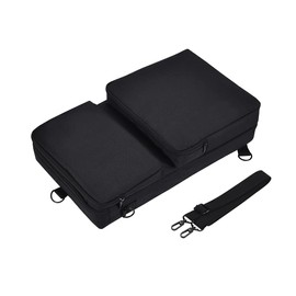 AZURAOKEY DJ Controller Case Compatible with for Pioneer DDJ-400 DDJ-FLX4, Portable DJ Controller Padded Storage Bags with Sholder Strap Accessories