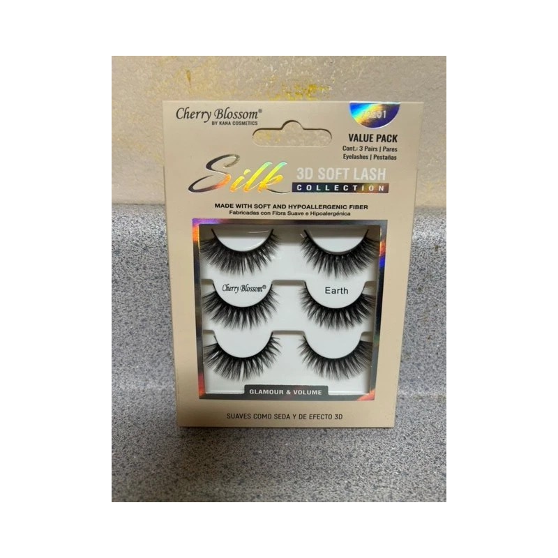 Cherry Blossom 3D Silk Soft Lash Collection 3 Pair -