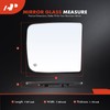 A-Premium Right Passenger Side Upper Heated Mirror Glass with Backing
