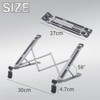 TSdrena Car Handle, Computer Stand, Computer Table, Foldable, Angle Adjustment,