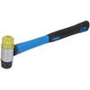 30mm Rubber & Nylon Mallet Fibre Handle Jewellers Hammer Window