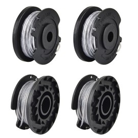 Fikiro 4 Pieces Bosch Strimmer Wire，Strimmer Spool Compatible with F016800569 F016800385，Grass Trimmer Spool Replace，Bosch Strimmer Spool with ART 23 SL 26 SL