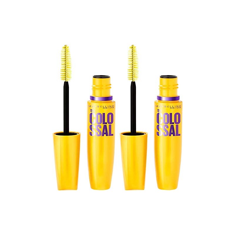 Maybelline Makeup Volum' Express The Colossal - Máscara lavable, Negro