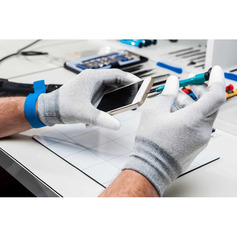 Static Care ESD Anti Static Gloves, Nylon and Conductive Carbon