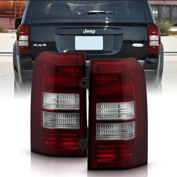 ACANII - For Update Red Smoke 2008-2017 Jeep Patriot Tail