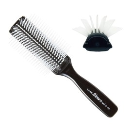Beth VESS C15B Black Blow Brush, Made in Japan, 9 Lines of Hairdressers Made by a Long-established Commercial Manufacturer
