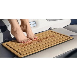 Tidal Wake Seat Step Mat, Protect Boat Cushions, Prevents Rips Brown/Black 22739
