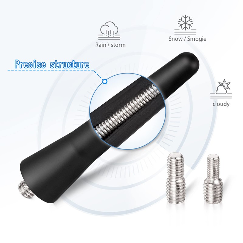 Bingfu 6.5cm FM DAB Aerial Antenna - Mini Roof Radio