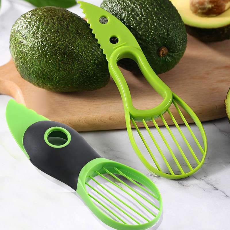 2 Pcs Avocado Cutter Slicer 3 in 1 Avocado Tool