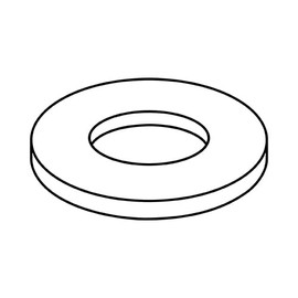 2X1/4X.062 Flat Washer Nylon - ECS-0204.062WFN