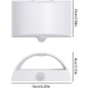 SERDEN LED Hardwired Motion Sensor Light Indoor Wall Sconce, Motion