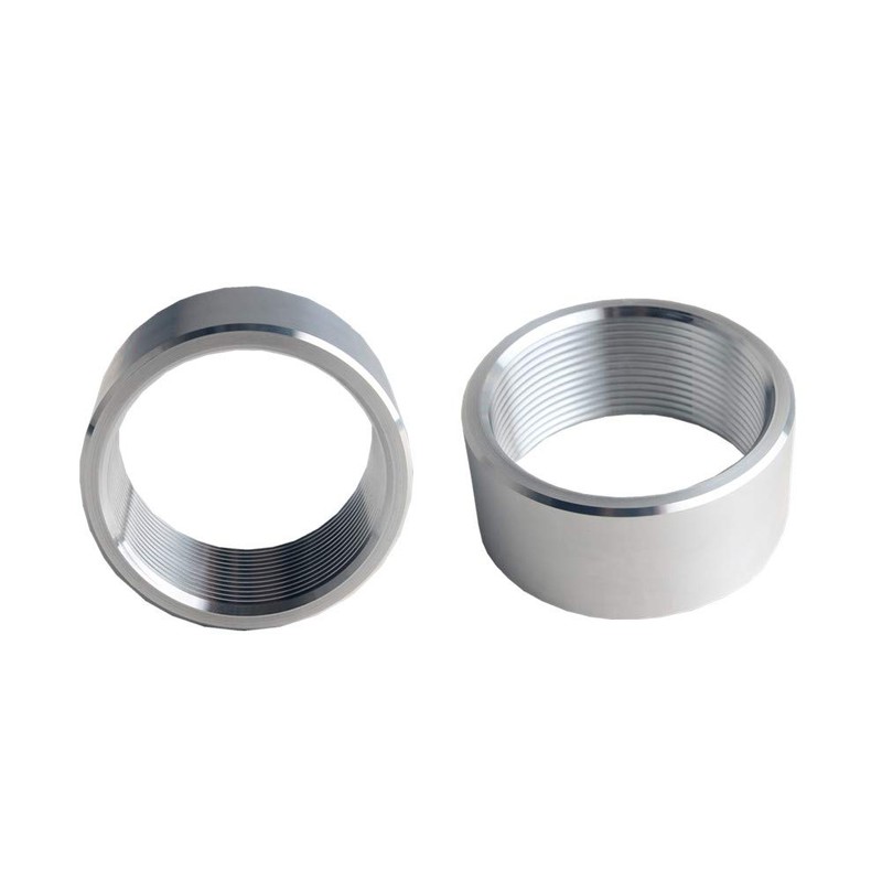DEWHEL 2 Inch NPT Female Thread Aluminum Weld On Pipe