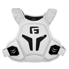 G-Form GFX800 Lacrosse Shoulder Liner - Comfortable & Flexible Shoulder, Back & Chest Guards - Lacrosse Shoulder Liner Pads for Protection - Lightweight Shoulder Liner Guard - White, Adult Medium