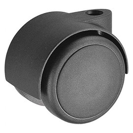 ZORO SELECT Stem Caster, Light-Duty, 2 Wheel Dia. 429H13 - Pack of 2