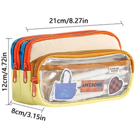 Integrity.1 Aesthetic Girls Boys Large Pencil Case Large Capacity Aesthetic School Pencil Case Pencil Case for Middle School College Office Student Girls Gift