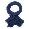Ella Jonte Mens Scarf Lightweight Soft Scarf Plain, darkblue