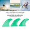 3Pcs Surfboard Fins PVC Thruster Fins Surfing Board Accessories for