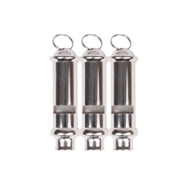 Rothco Scout Guide Police Metal Whistle DB 90 Polished Chrome - 3PACK
