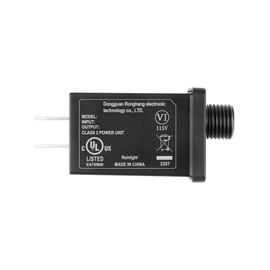 MDCGPower UL Listed Replacement Inflatable Adapter - 12V 0.7A Transformer Plug for String Light, Fountain Lights, Class 2 Power Supply 120VAC 60Hz for LED, Outdoor Christmas Inflatable Decorations