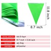 Polyester Fabric Bunting Banner 20M Green Bunting Banner with 40
