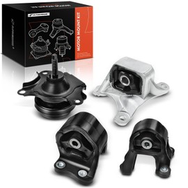 A-Premium 4-PC Engine Motor Mount Kit Compatible with Honda CR-V 2002 2003 2004 2005 2006 2.4L, 4WD, Manual Transmission