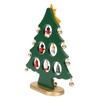 Wooden Christmas Tree Desktop Ornament Shatterproof Safe Eco Friendly Wooden