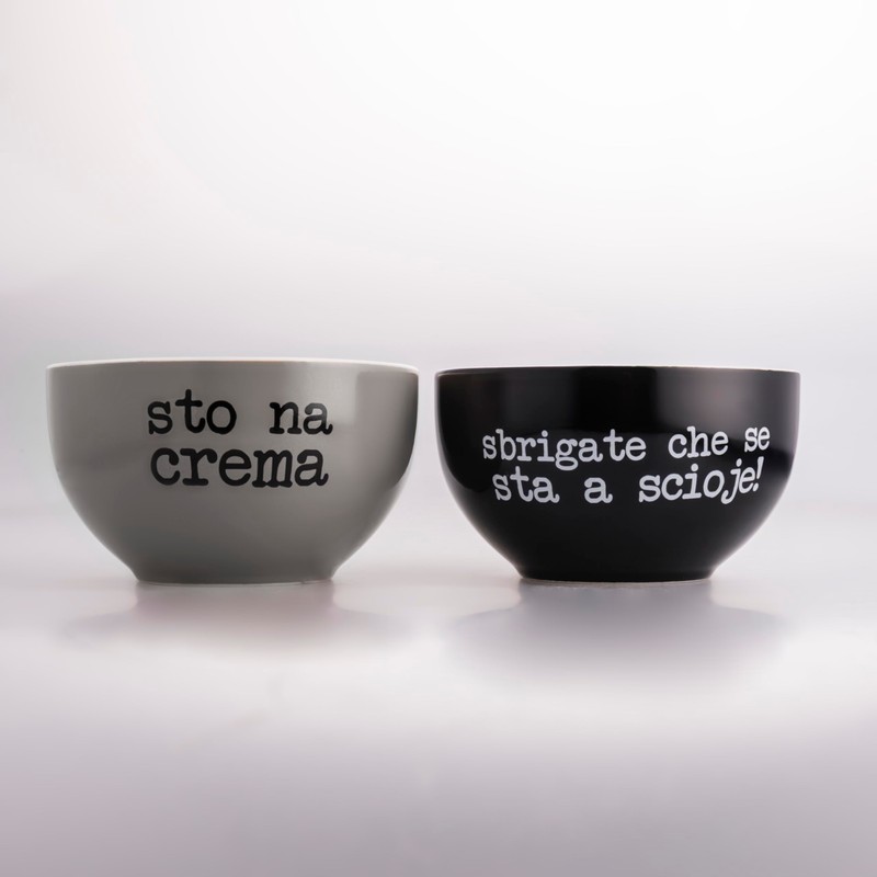 S.P.Q.eRe Set 2 Ciotole Gelato 520 ml Porcellana