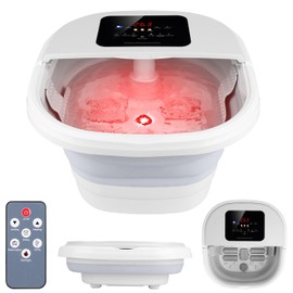 Edge by Body Code Collapsible Foot Spa Massager, Electric Foldable Tub with Heating and Remote Control
