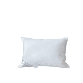 Natural Goose Down Feather Pillow for Sleeping,100% Organic Cotton Cover Bed Pillow -Side Back Sleepers Standard Size 1 Pack