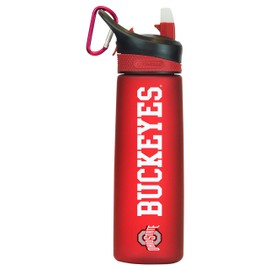 Ohio State Tritan Plastic Frosted Sport Bottle, Design-3 - Red