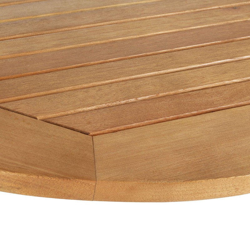 Safavieh PAT7045A Outdoor Collection Owens Natural teak wood Balcony Hanging