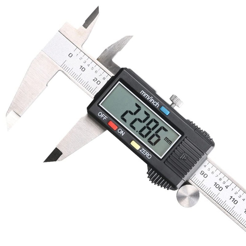 Digital Vernier Caliper,Electronic Caliper 0-200 Stainless Steel Electronic Digital Caliper