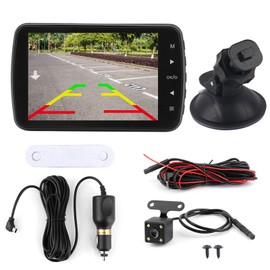 3.5in LCD 1080P Driving Recorder Dual Camera 170° Wide Angle Clear Night Vision Car DVR Dashcam