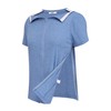 Deyeek Mastectomy Shirts with Drain Pockets Post Shoulder Surgery Tops