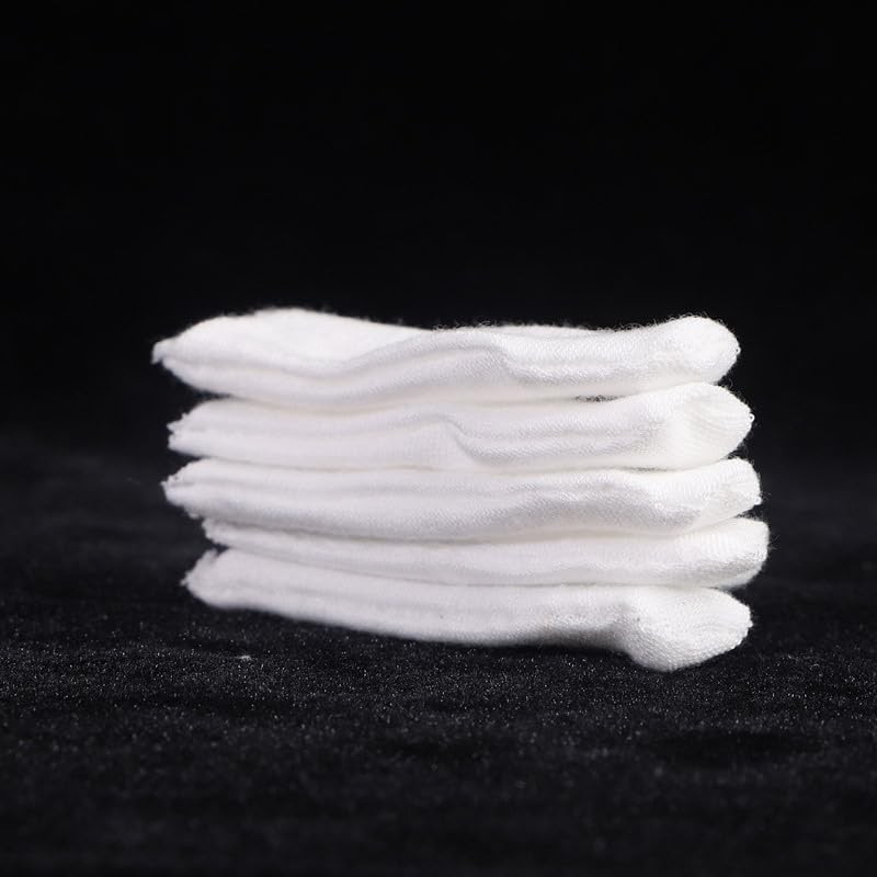 100 Pieces Finger Cots Cotton Finger Guards Elastic Fabric Finger