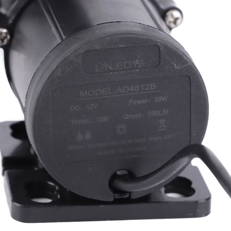 Booster Pump Brushless Motor Low Noise DC12V 30W 700L/H 12m
