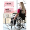 Mellbree 2Pcs Wheelchair Brake Extenders, 5 Inch, Silver, Curved Metal