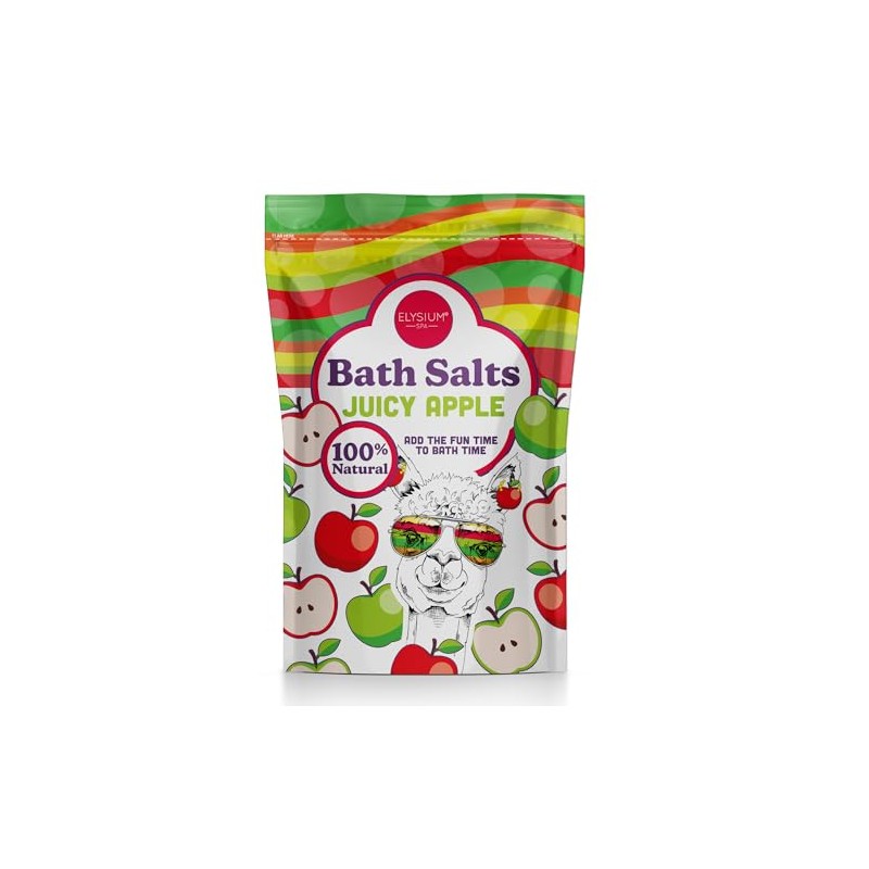 Elysium Spa 100% Natural Bath Salts - Juice Apple (450g)