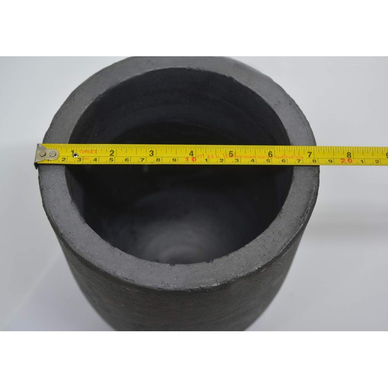 OTOOLWORLD 20KG Clay Graphite Crucible Foundry Cup Furnace Torch Melting