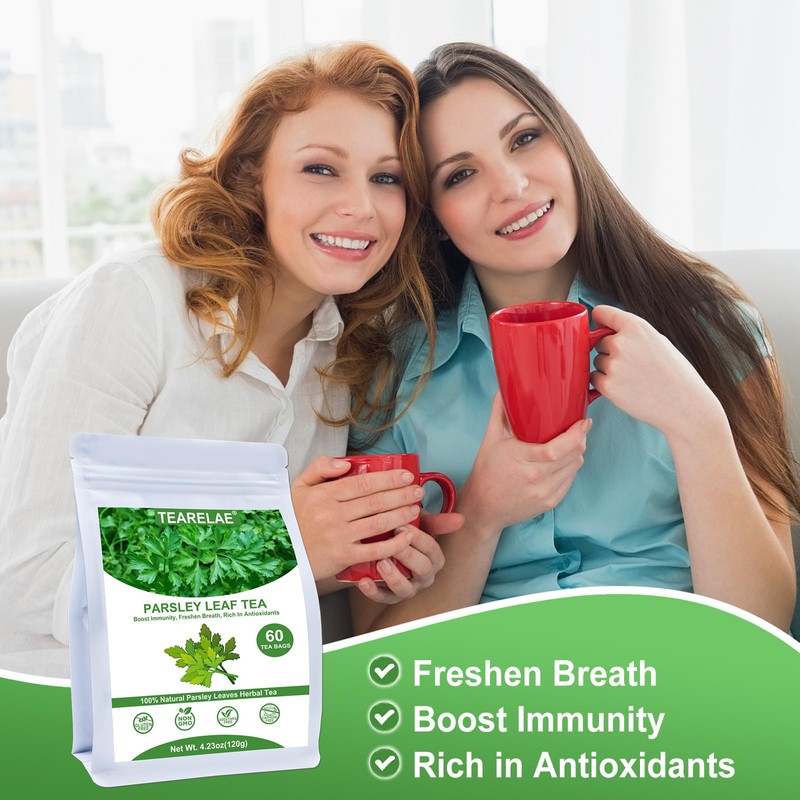 TEARELAE - Parsley Tea Bags - 60 Count - 100%