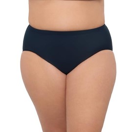 Aqua Green Women's Standard Mid Rise Brief, True Navy