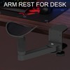 Desk Arm Support Extension - Elbow Rest Holder - Clamp-On
