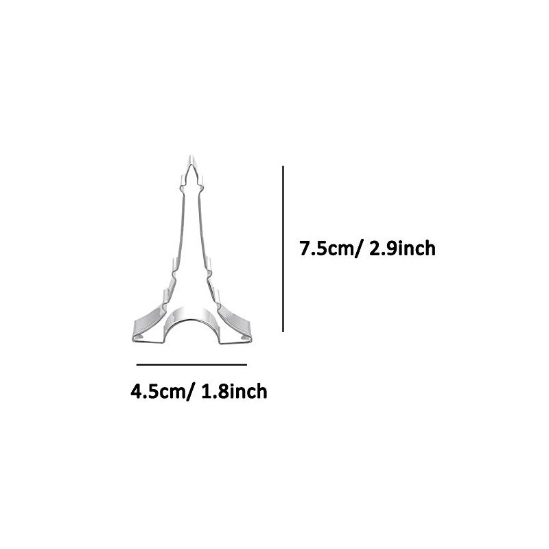 ZDYWY Eiffel Tower Shaped Cookie Cutter