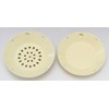 Kiln SOUSEN Medium Plate, White, 5.9 inches (15 cm), Setoyaki,