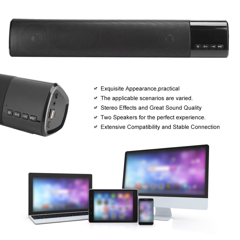 Wireless Bluetooth Speaker Stereo Surround Sound High Bass Portable Speaker